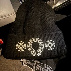 Black ChromeHearts Beanie